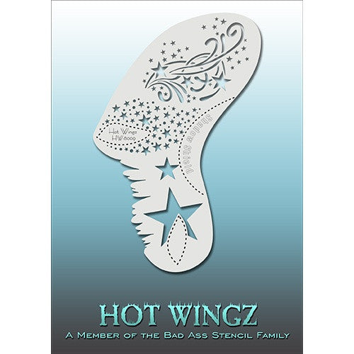 Bad Ass Hot Wingz Stencils - HOTWING8009 - Starlight
