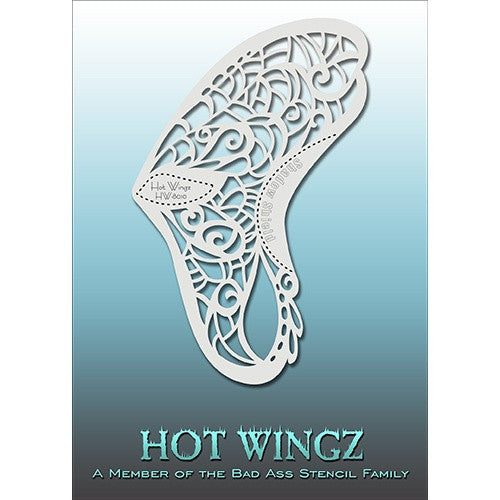 Bad Ass Hot Wingz Stencils - HOTWING8010 - Butterfly