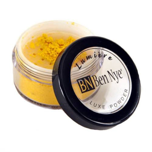 Ben Nye Sun Yellow Lumiere Luxe Shimmer Powder LX-61 (0.21 oz)