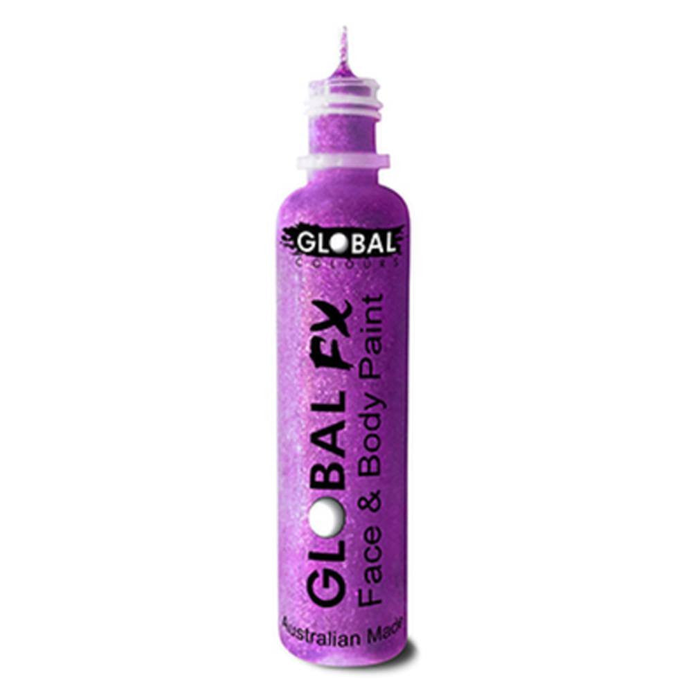 Global FX Purple Glitter Gel (36 ml)