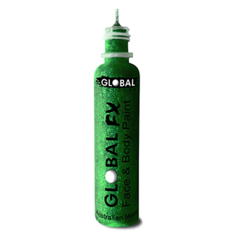 Global FX Emerald Green Glitter Gel (36 ml)