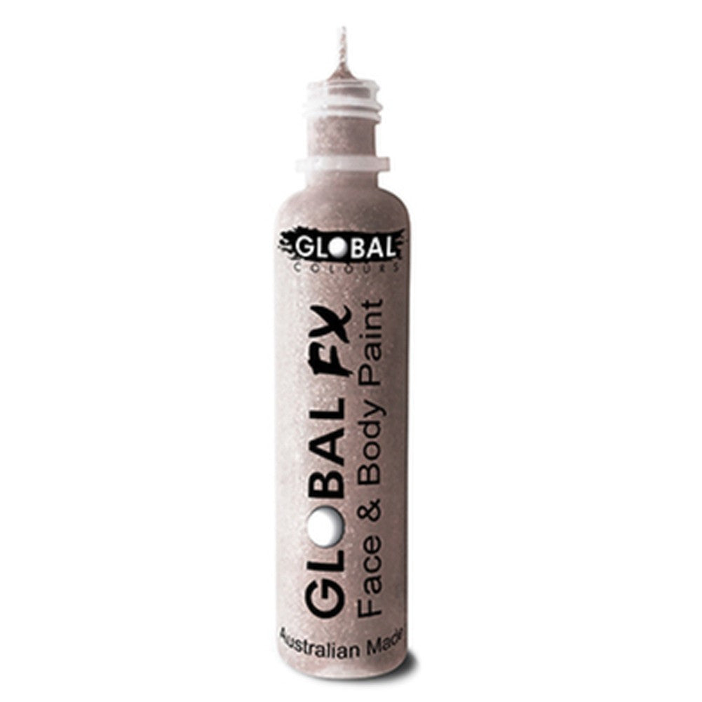 Global FX Crystal White Glitter Gel (36 ml)