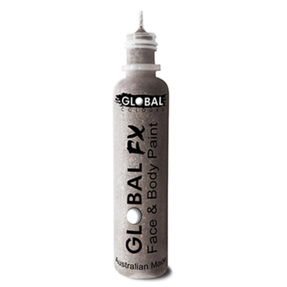 Global FX Silver Glitter Gel (36 ml)