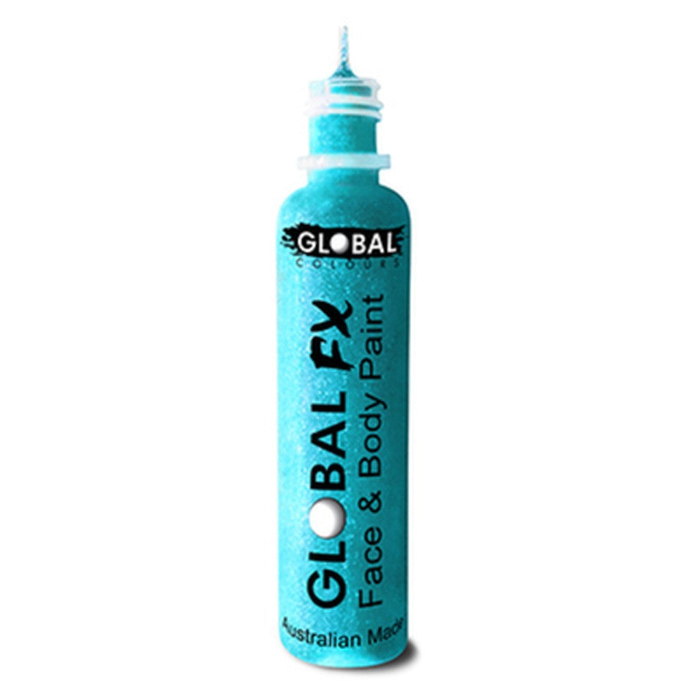 Global FX Iridescent Sky Blue Glitter Gel (36 ml)