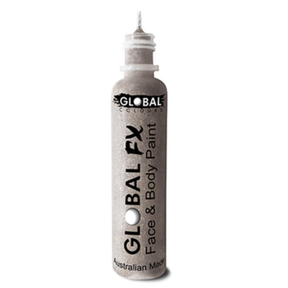 Global FX Holographic Silver Glitter Gel (36 ml)