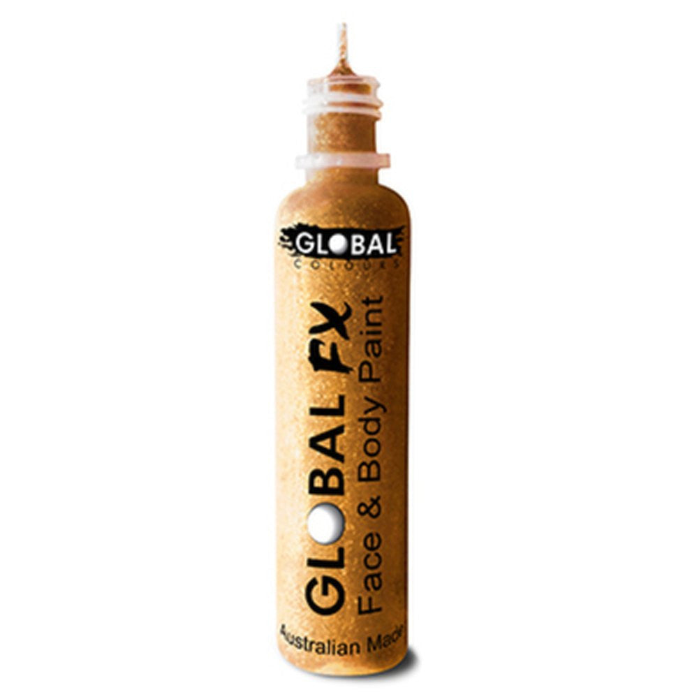 Global FX Holographic Gold Glitter Gel (36 ml)