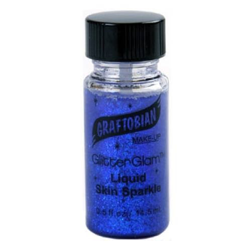 Graftobian Blue Blast GlitterGlam Liquid Glitter  (0.5 oz)