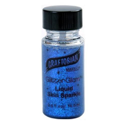 Graftobian Sapphire Sky GlitterGlam Liquid Glitter  (0.5 oz)