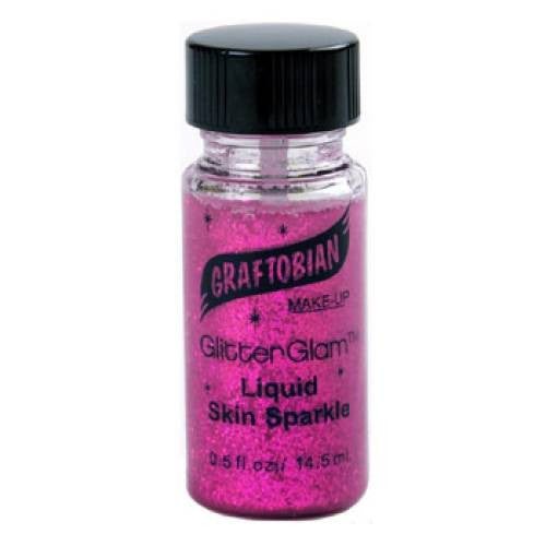 Graftobian Pink Passion GlitterGlam Liquid Glitter  (0.5 oz)
