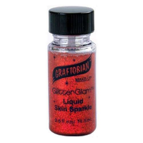 Graftobian Ruby Sunrise GlitterGlam Liquid Glitter  (0.5 oz)