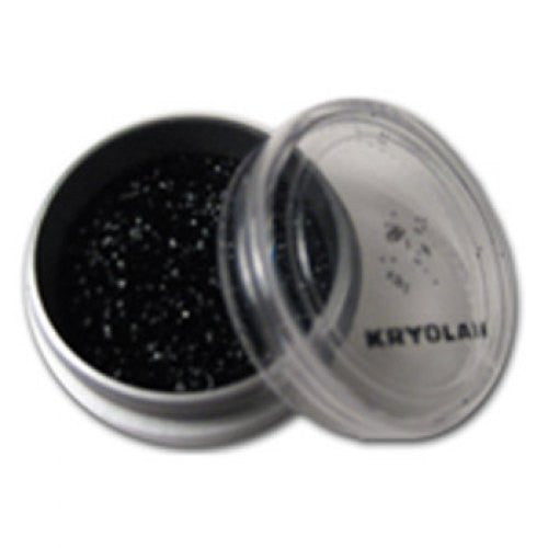 Kryolan Black Glitter Lites  (0.1 oz)