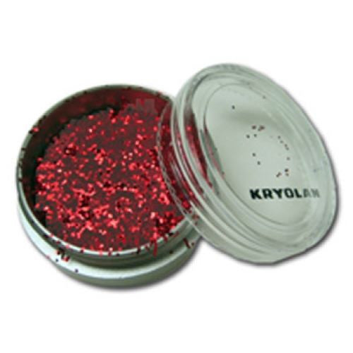 Kryolan Red Glitter Lites  (0.1 oz)
