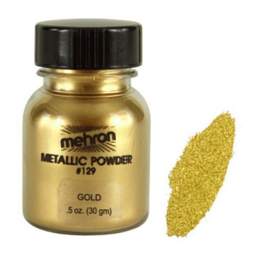 Mehron Metallic Gold Powder  (28 gm)