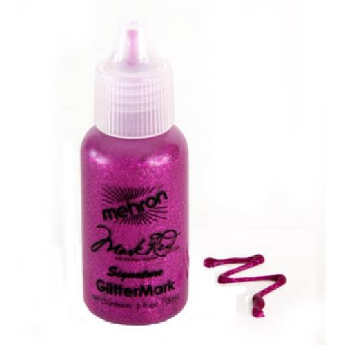 Mehron Fuchsia Pink GlitterMark Liquid Glitter  (0.5 oz)