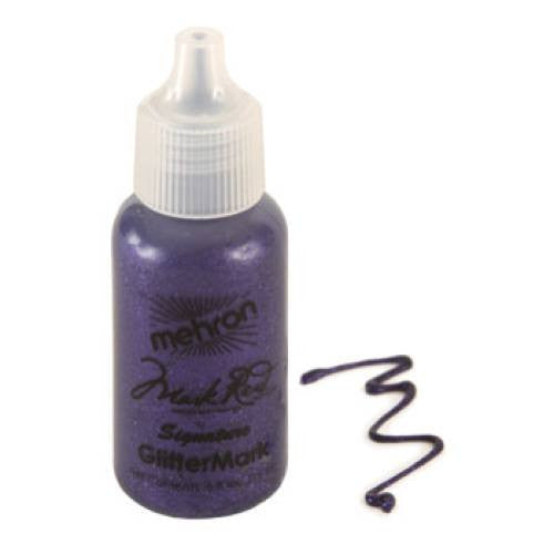 Mehron Purple GlitterMark Liquid Glitter  (0.5 oz)