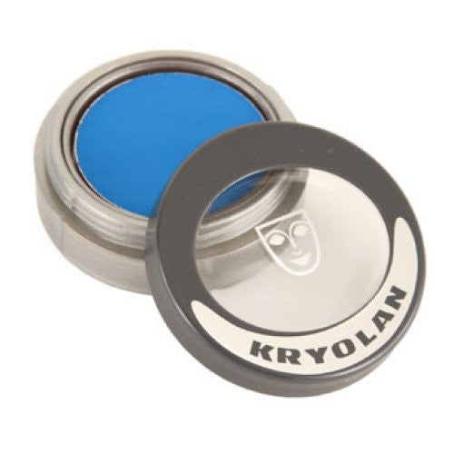 Kryolan UV Dayglow Blue Pressed Powder Compact  (2.5 gm)