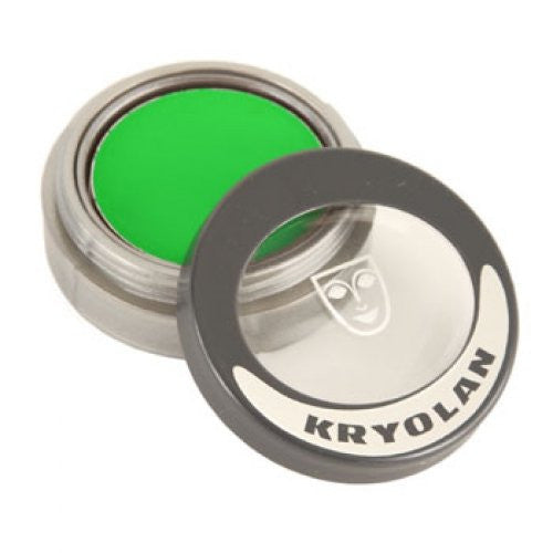 Kryolan UV Dayglow Green Pressed Powder Compact  (2.5 gm)