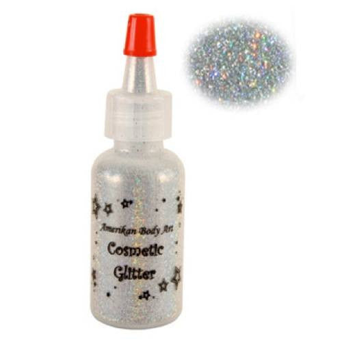 Amerikan Body Art Holographic Silver Semi Sheer Glitter