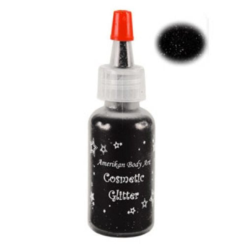 Amerikan Body Art Jet Black Opaque Glitter