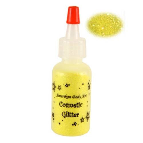 Amerikan Body Art Holographic Lemon Zest Sheer Glitter  (0.5 oz)