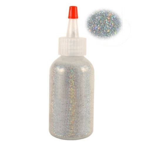 Amerikan Body Art Holographic Silver Semi Sheer Glitter