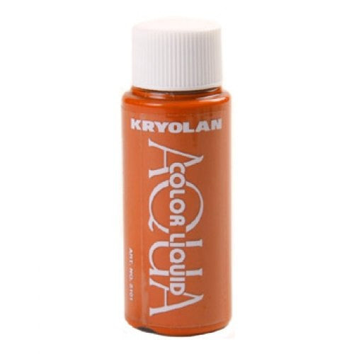 Kryolan Aquacolor Orange Liquid Face Paint  (1 oz)