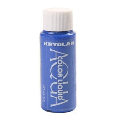 Kryolan Aquacolor Blue Liquid Face Paint