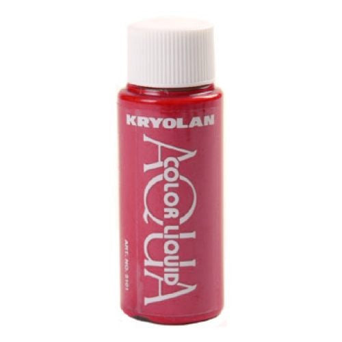 Kryolan Aquacolor Pink Liquid Face Paint  (1 oz)