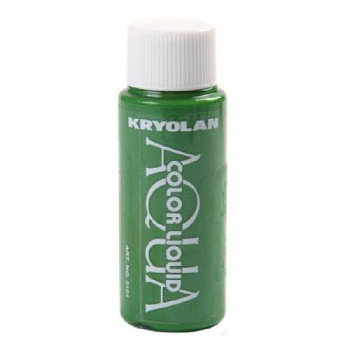 Kryolan Aquacolor Green Liquid Face Paint  (1 oz)
