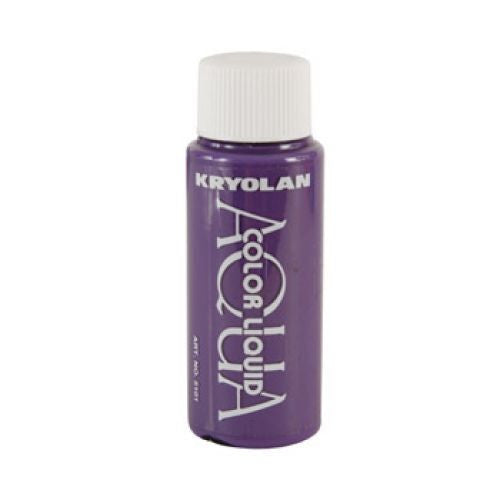 Kryolan Aquacolor Purple Liquid Face Paint  (1 oz)