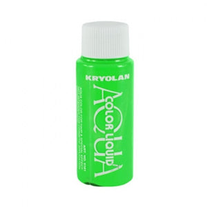Kryolan Aquacolor Dayglow Green Liquid
