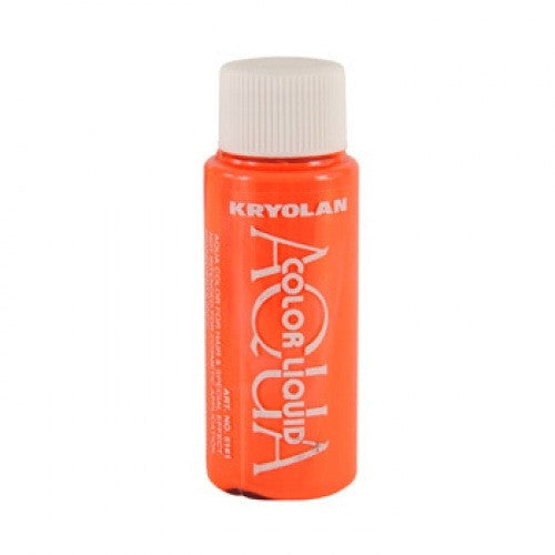 Kryolan Aquacolor Day Glow Orange Liquid Face Paint