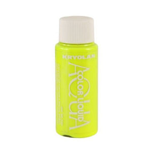 Kryolan Aquacolor Dayglow Yellow Liquid