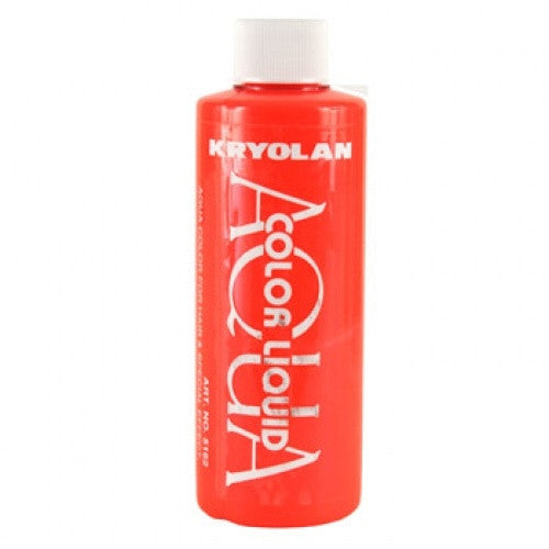 Kryolan Aquacolor Day Glow Red Liquid Face Paint