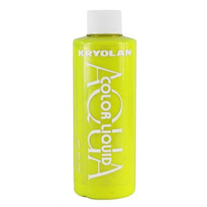 Kryolan Aquacolor Day Glow Yellow Liquid Face Paint
