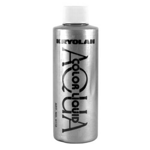 Kryolan Aquacolor Metallic Silver Liquid Face Paint