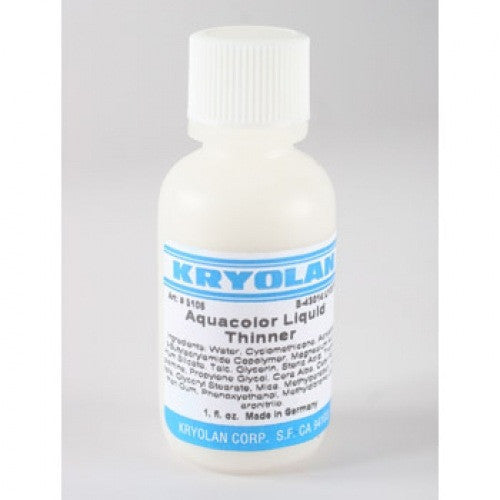 Kryolan Aquacolor Liquid Thinner (1 oz)