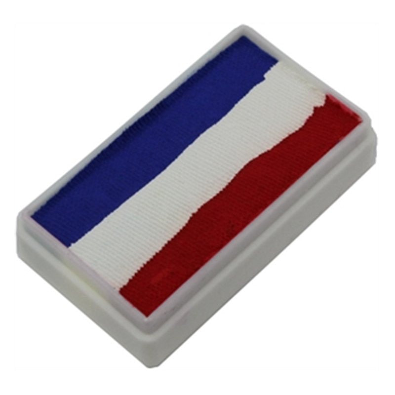 TAG 3 Color Red/White/Blue 1-Stroke Split Cake (30 gm)