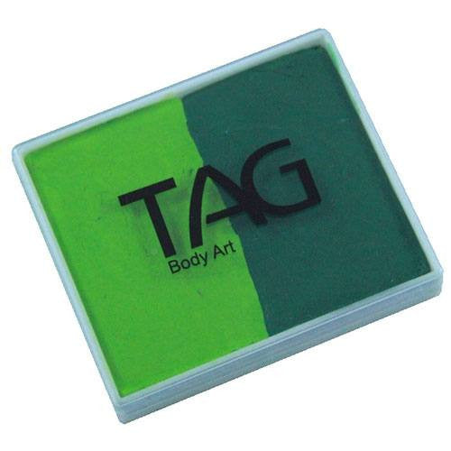 TAG Light Green and Medium Green 2 Color Cake (50 gm)