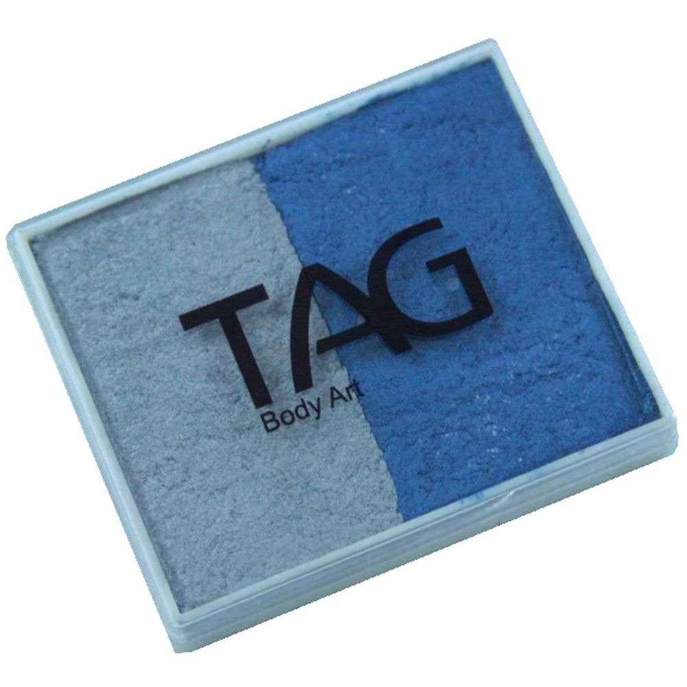 TAG Pearl Blue and Pearl Silver 2 Color Cake (50 gm)
