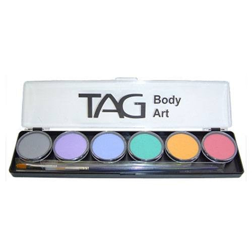 TAG 6 Color Pastel Face Paint Palette (10 gm)