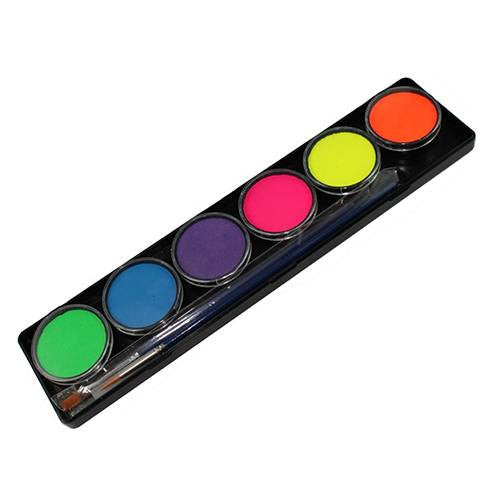 TAG 6 Color Neon Face Paint Palette (10 gm)
