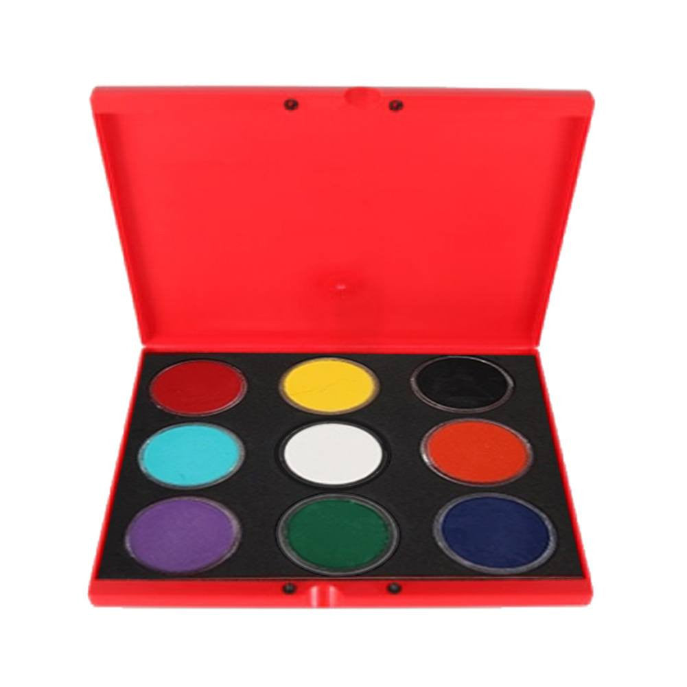 Kryvaline 9 Color Regular Face Paint Palette (30 gm each)