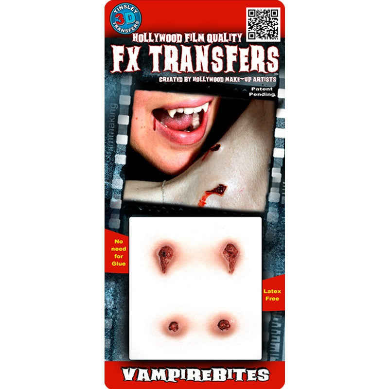 Tinsley Vampire Bites Small 3D FX Transfer