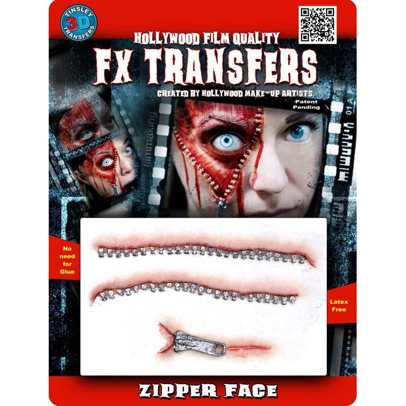 Tinsley Zipper Face Medium 3D FX Transfer