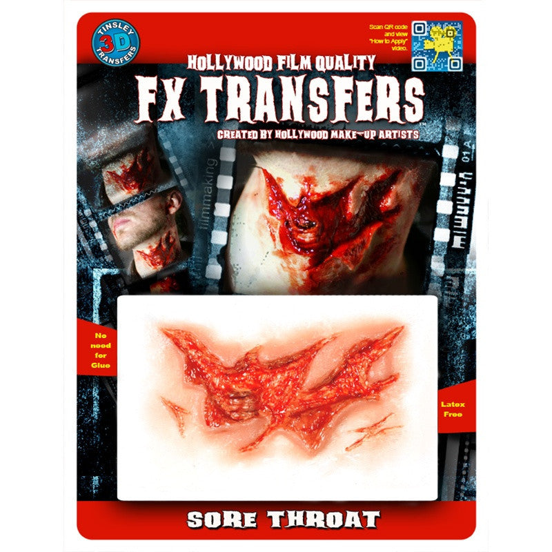 Tinsley Sore Throat Medium 3D FX Transfer