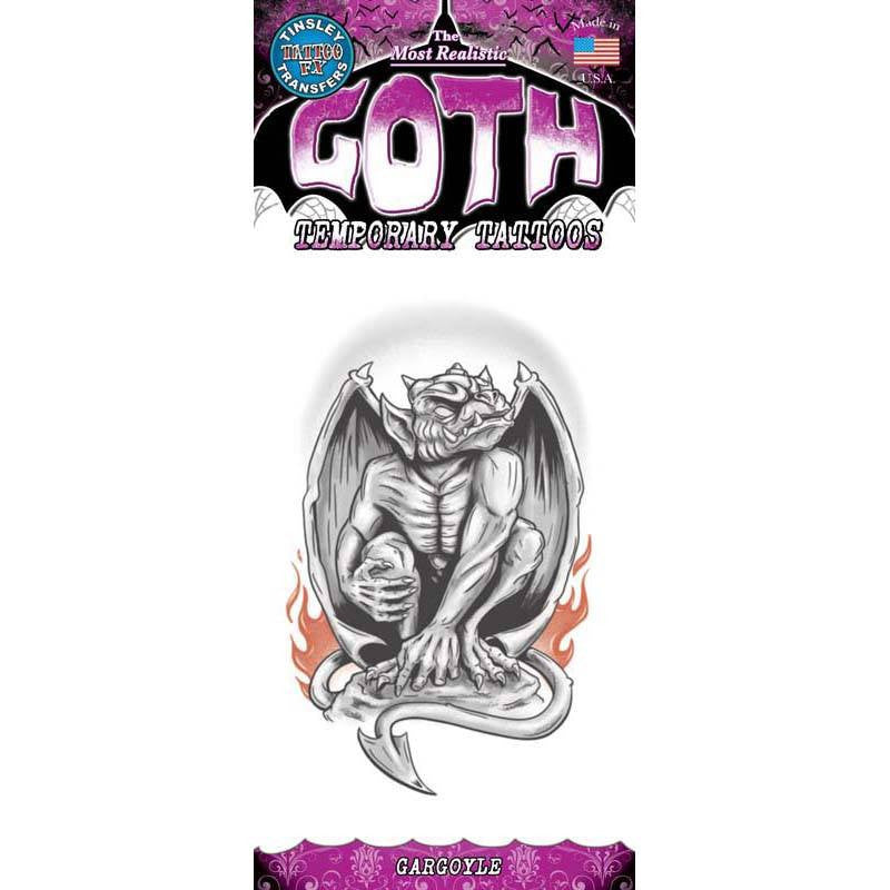 Tinsley Transfers Gargoyle Gothic Temporary Tattoo