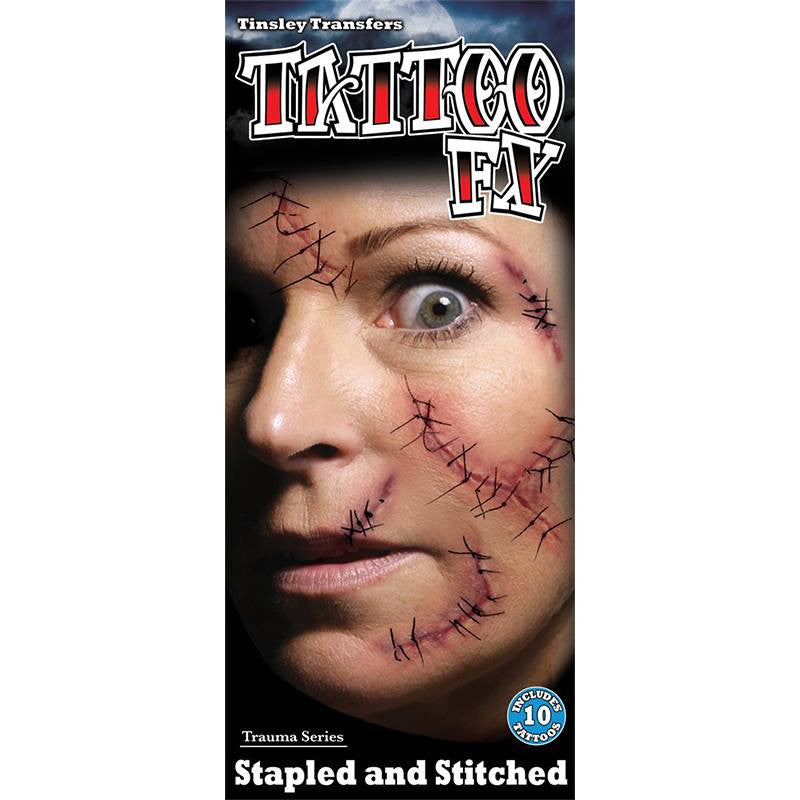 Tinsley Transfers Stapled & Stitched Gorywood Temporary Tattoo