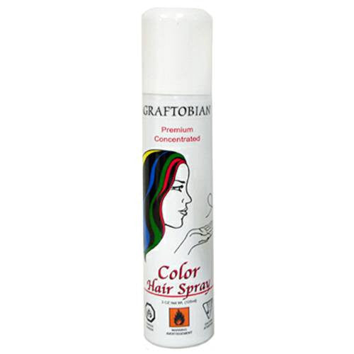 Graftobian White Color Hair Spray  (5 oz)