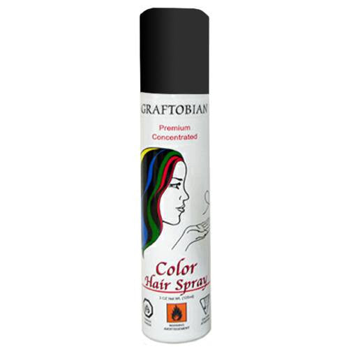 Graftobian Black Color Hair Spray  (5 oz)